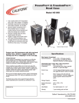 Califone HC-900 User's Manual