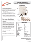 Califone CA2-30 User's Manual