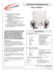 Califone 8-Position User's Manual
