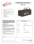Califone 2006 User's Manual