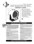 Cadet CGH402 User's Manual
