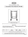 Cadco OST-34A User's Manual