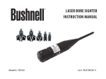Bushnell Laser Pointer 740100 User's Manual