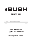 Bush BHAS01UR User's Manual