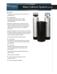 Burnham Water Softener Systems User's Manual