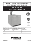 Burnham Series 8B Installation and Operation Manual