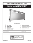 Burnham BASE-RAY 81441001R8-3/06 User's Manual