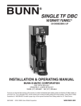 Bunn SNG0033000 User's Manual