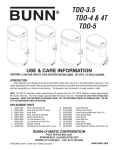 Bunn TDO-4 User's Manual