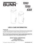 Bunn ICD3 User's Manual