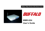 Buffalo Technology WMR-G54 User's Manual