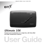 BT ULTIMATE 106 User's Manual
