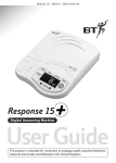 BT Response 15+ User's Manual