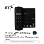 BT Diverse 1015 User's Manual