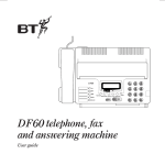 BT DF60 User's Manual