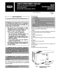 Bryant OM11-19 User's Manual