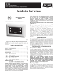 Bryant T1-NAC User's Manual