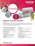 Brother SB7900E Sell Sheet