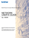 Brother QL-1060N User's Manual