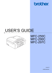 Brother MFC-297C User's Manual