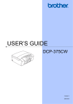 Brother DCP-375CW User's Manual