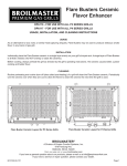 Broilmaster DPA117 User's Manual