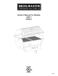 Broilmaster Q3XN-1 User's Manual