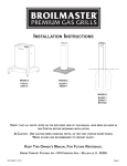 Broilmaster BL26P-1 User's Manual