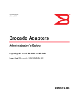 Brocade Communications Systems CNA, HBA 425 User's Manual