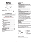 BRK electronic FCD2N User's Manual
