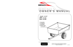 Brinly-Hardy Lawn Mower Accessory 18 BH User's Manual