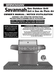 Brinkmann Savannah 6630 User's Manual