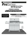 Brinkmann Pro Series 6418 User's Manual