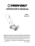 Briggs & Stratton 592 User's Manual