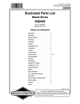 Briggs & Stratton 356400 User's Manual