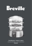 BREVILLE BFS600XL Instruction Booklet