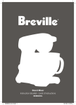 BREVILLE BEM800XL Instruction Booklet