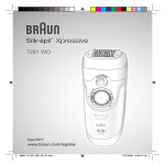 Braun Silkpil Xpressive 7281 WD User's Manual