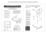 Braun Personal Lift Corporation FMVSS No. 403 User's Manual