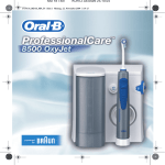 Braun Oral-B 8500 OxyJet User's Manual