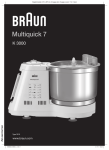 Braun K3000 User's Manual