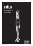 Braun MQ 775 patisserie Instruction Manual
