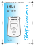 Braun EE 1170 SD User's Manual