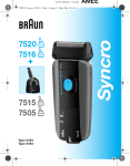 Braun 7505 User's Manual