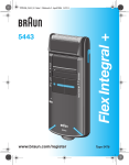 Braun 5443 User's Manual