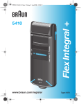 Braun 5410 User's Manual