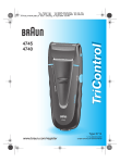 Braun 4740 User's Manual
