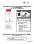 Bradford-White Corp TGHE-160E-N(X) User's Manual