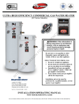 Bradford-White Corp EF Series User's Manual
