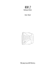 Bowers & Wilkins WM 2 User's Manual